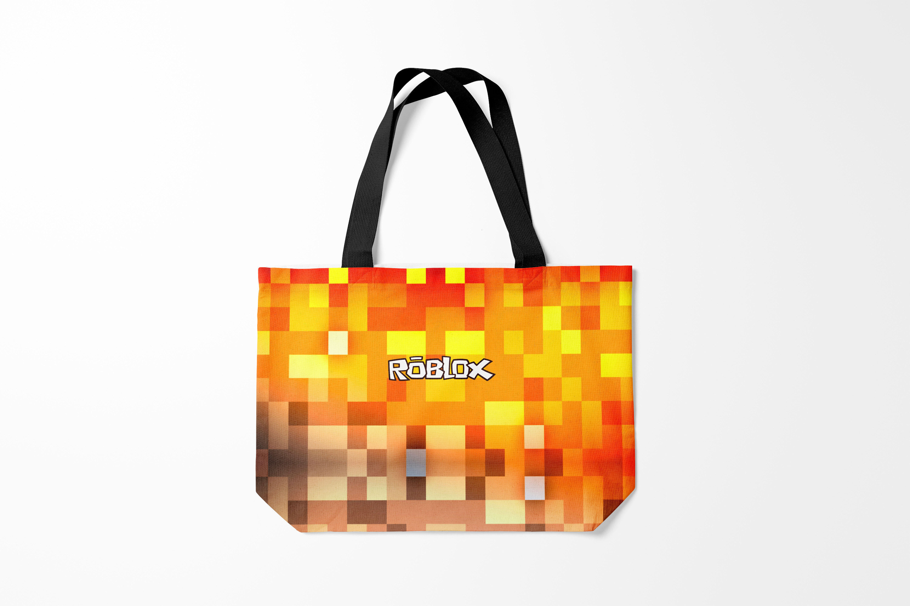 

Сумка шoппер унисекс Burnettie Roblox, желтый, Roblox
