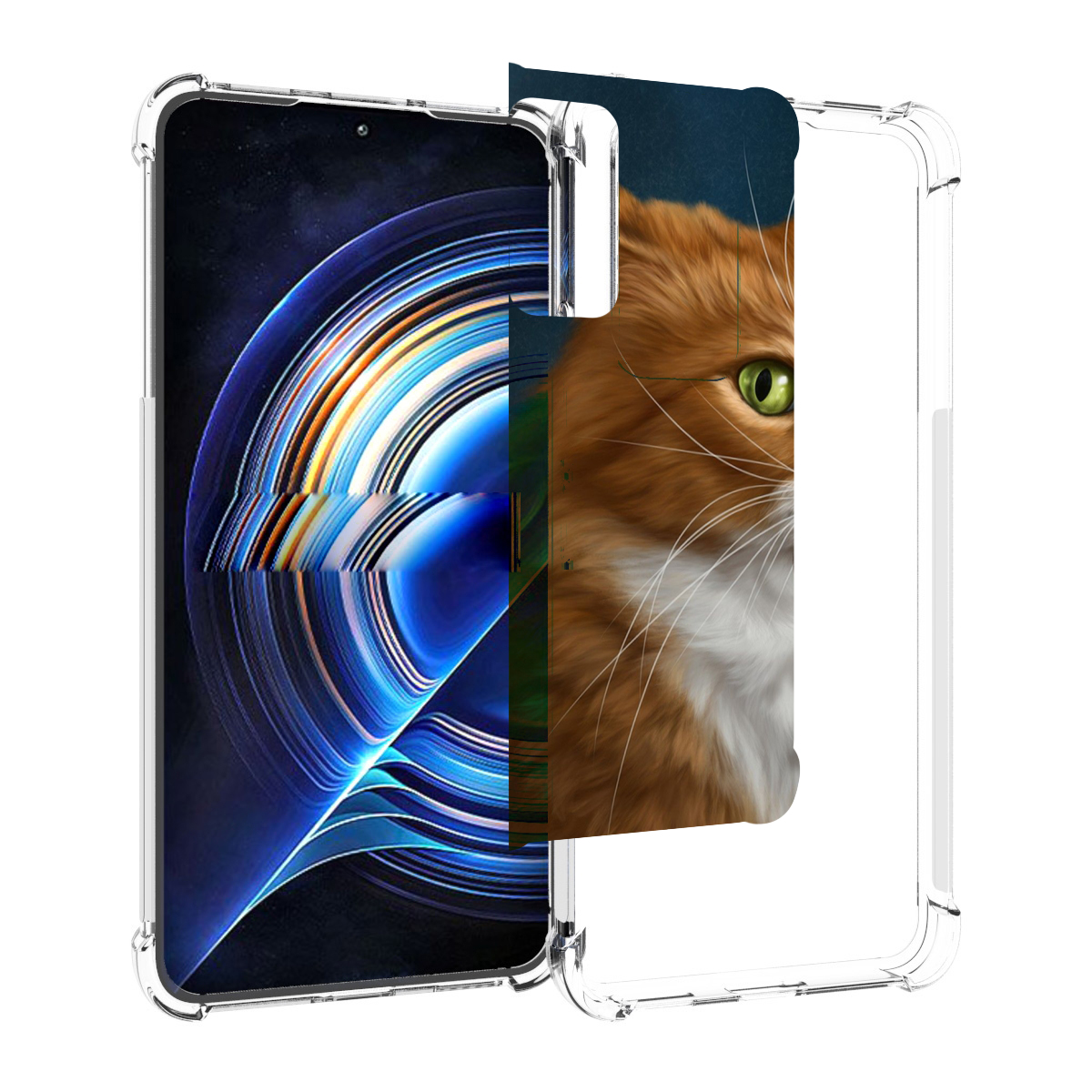 

Чехол MyPads Кот-и-мышь для Tecno Camon 19 Neo, Прозрачный, Tocco