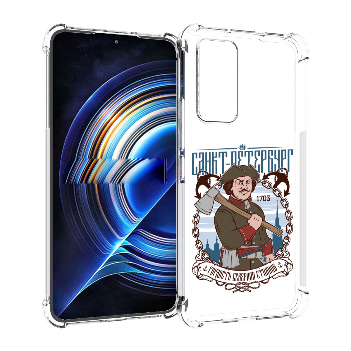 

Чехол MyPads Петр первый для Tecno Camon 19 Neo, Прозрачный, Tocco