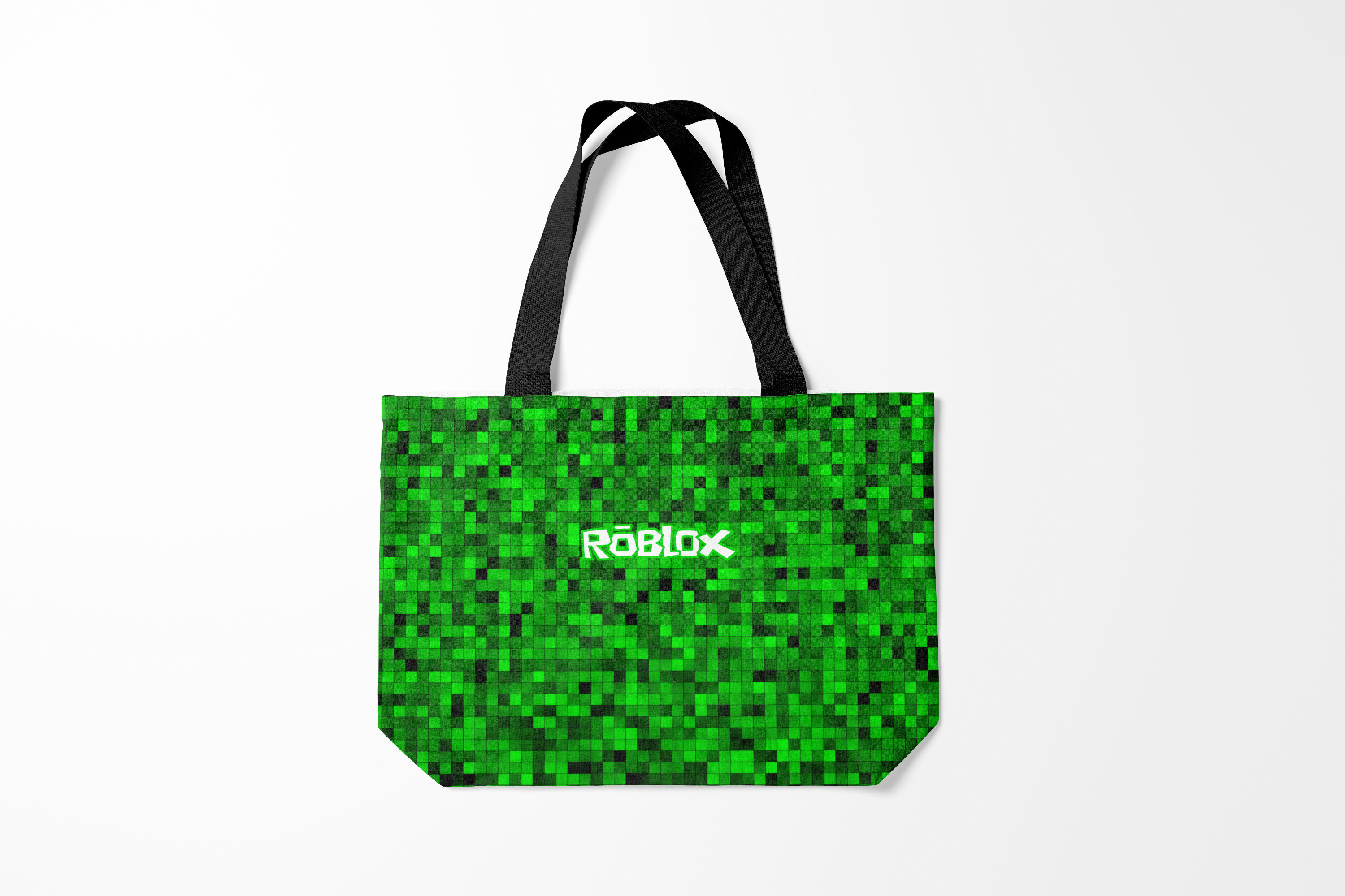 

Сумка шoппер унисекс Burnettie Roblox, зеленый, Roblox