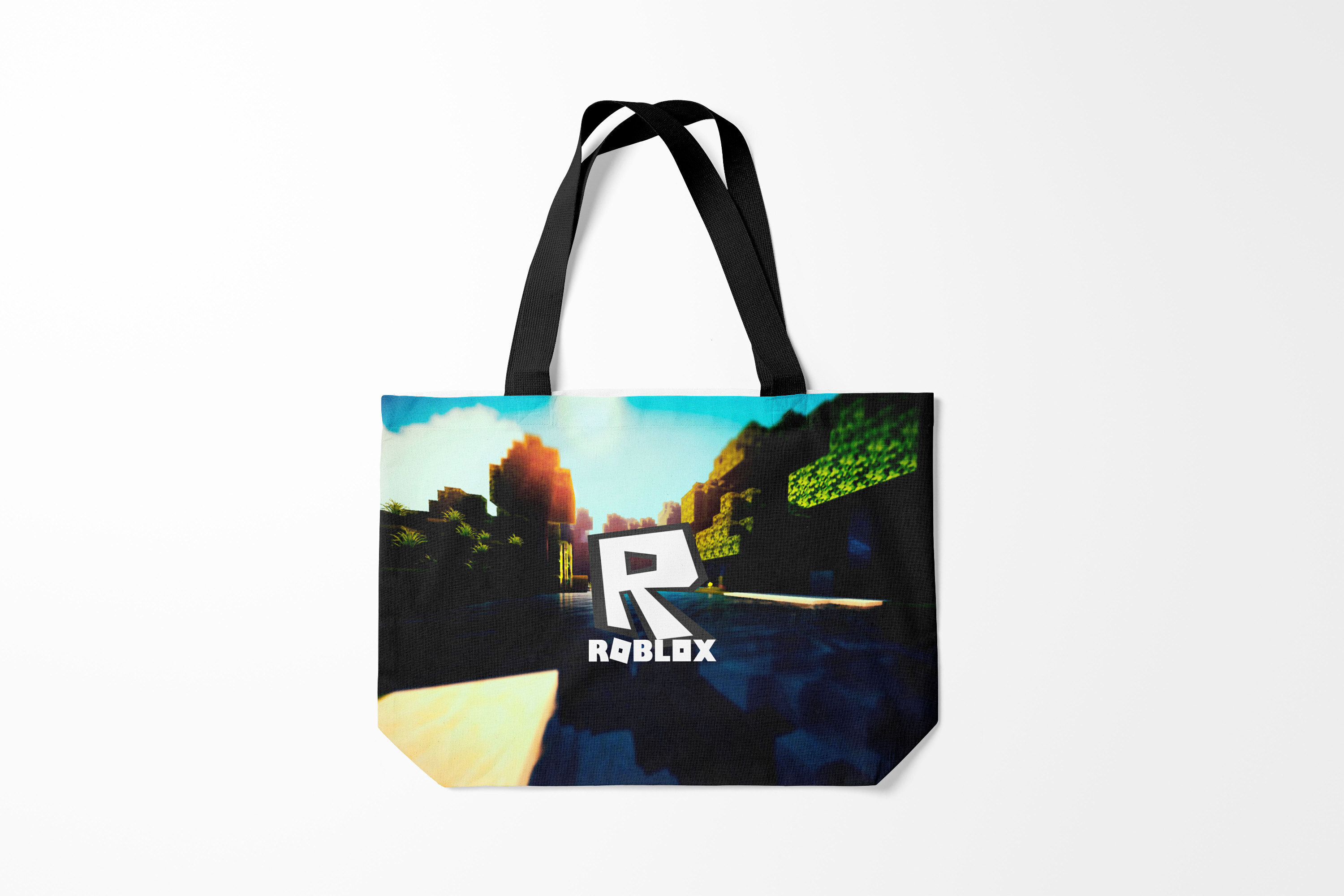 

Сумка шoппер унисекс Burnettie Roblox, черный, Roblox