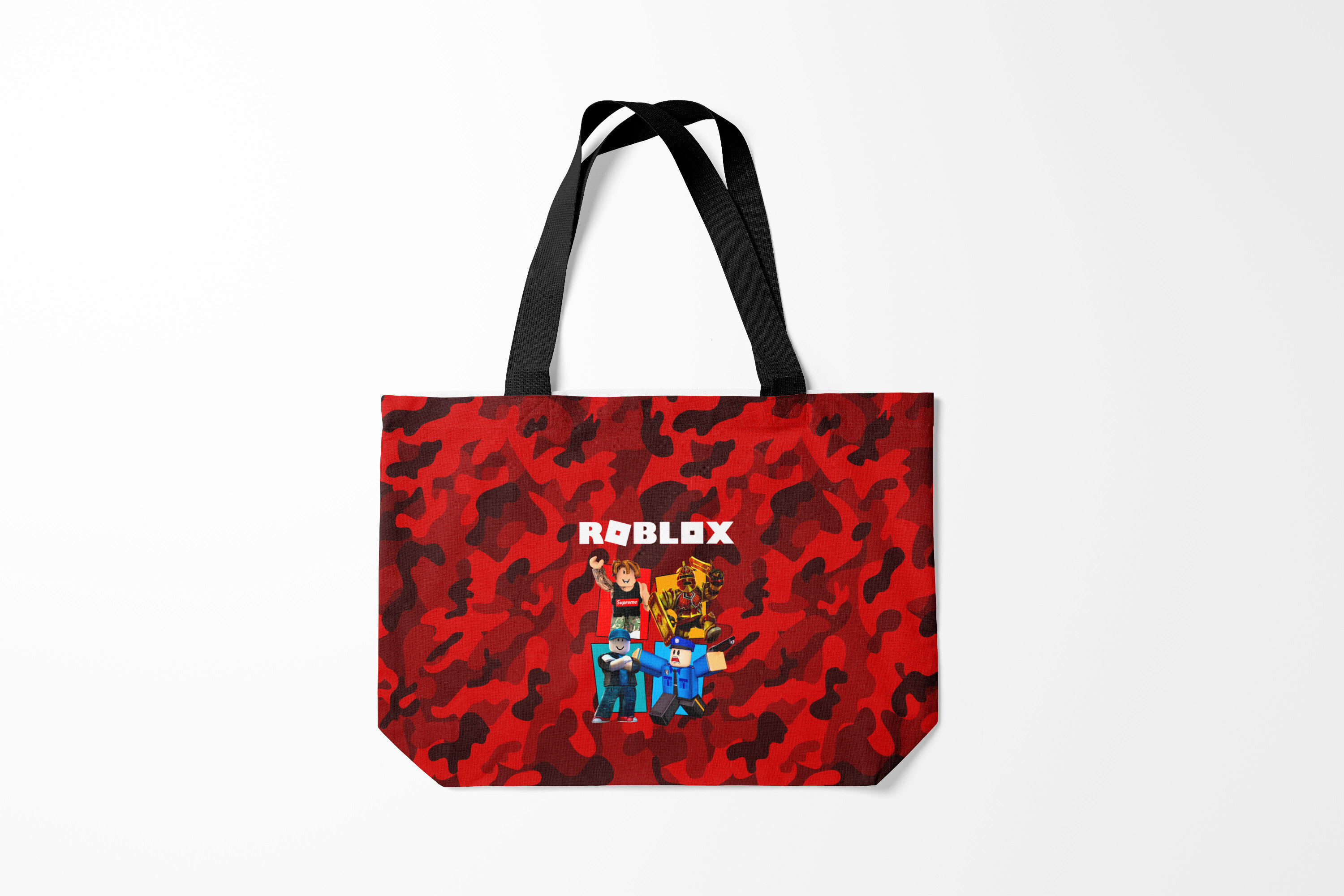

Сумка шoппер унисекс Burnettie Roblox, красный, Roblox