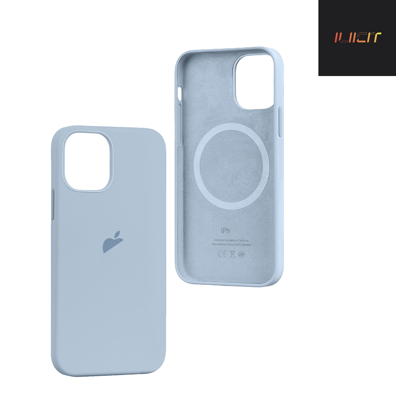 

Чехол iPhone 15 Plus Silicon Case 100% ORG (MagSafe + NFC) c LOGO Light Blue (IS973027), Синий, Чехол iPhone 15 Plus Silicon Case 100% ORG (MagSafe + анимация NFC) c LOGO Light Blue (IS973027)