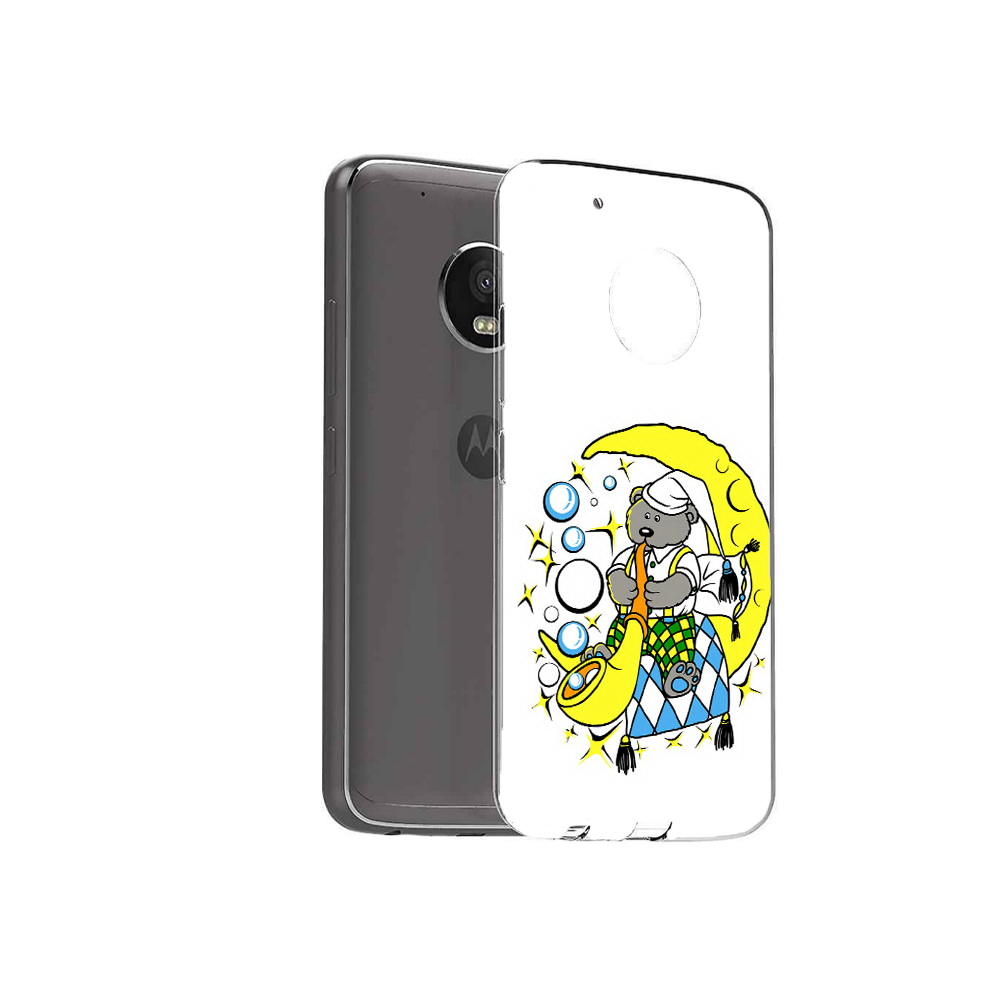 

Чехол MyPads Tocco для Motorola Moto G5 Plus Сырная луна (PT67401.338.167), Прозрачный, Tocco