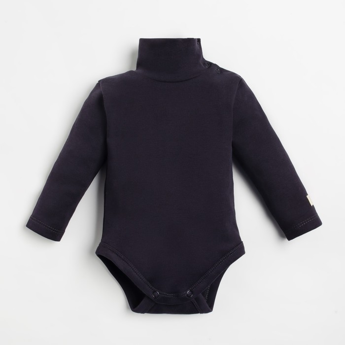 

Боди (водолазка) Крошка Я, BASIC LINE, рост 86-92 см, цвет тёмно-серый, Черный, 9235594
