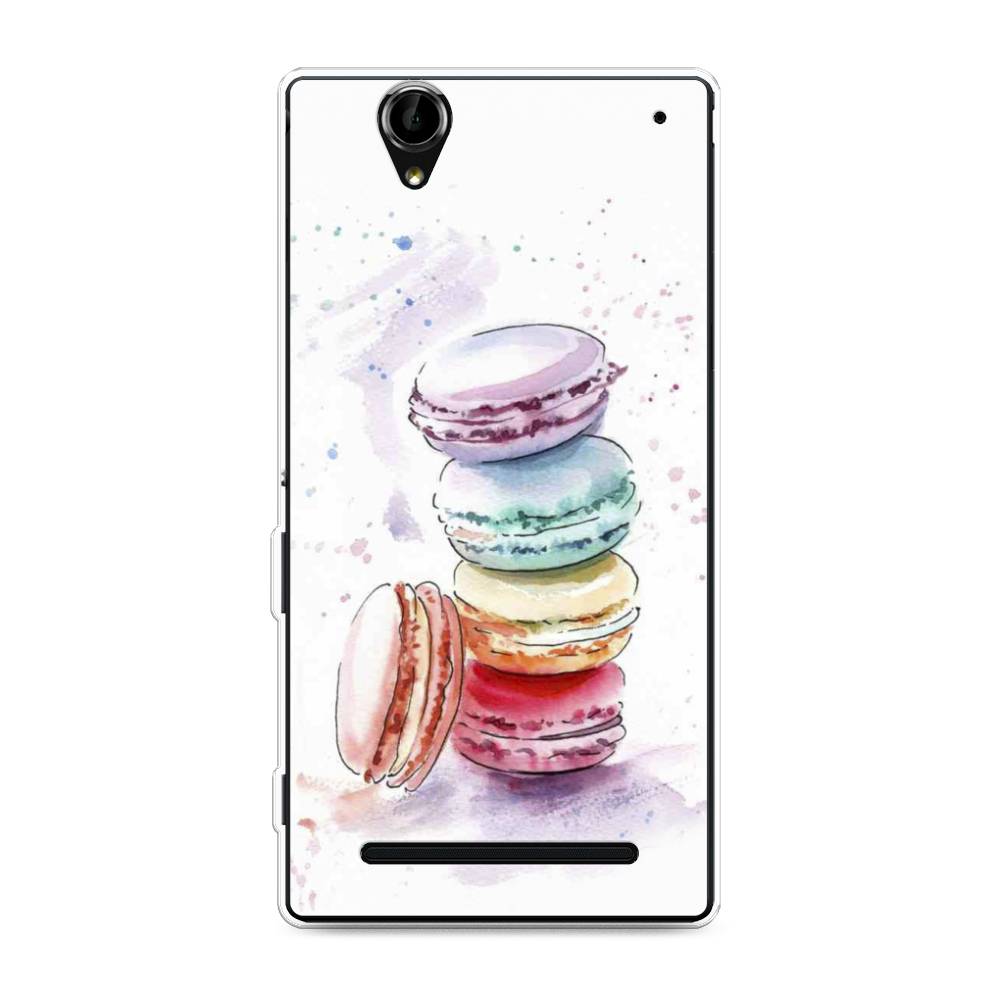 

Чехол Awog на Sony Xperia T2 Ultra "Пирамидка макарони 2", Разноцветный, 50950-10
