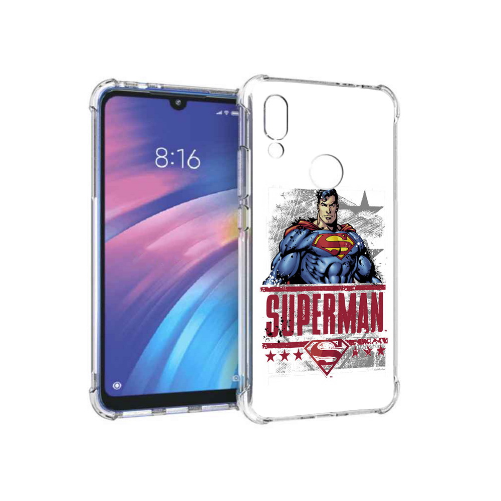 

Чехол MyPads Tocco для Xiaomi Redmi Y3 рисунок супермен, Прозрачный, Tocco