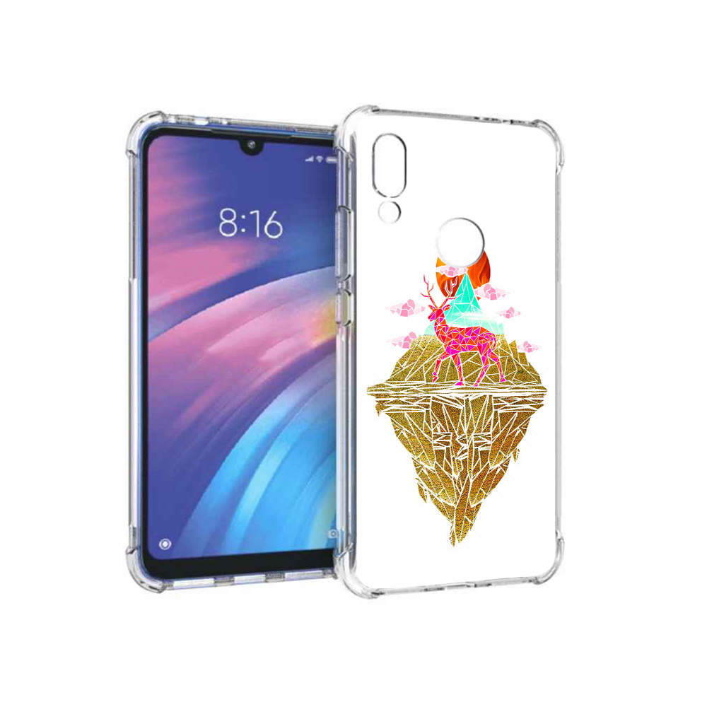 

Чехол MyPads Tocco для Xiaomi Redmi Y3 розовый олень абстракция, Прозрачный, Tocco
