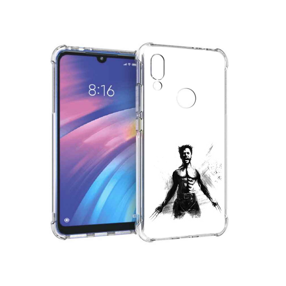 

Чехол MyPads Tocco для Xiaomi Redmi Y3 росомаха, Прозрачный, Tocco