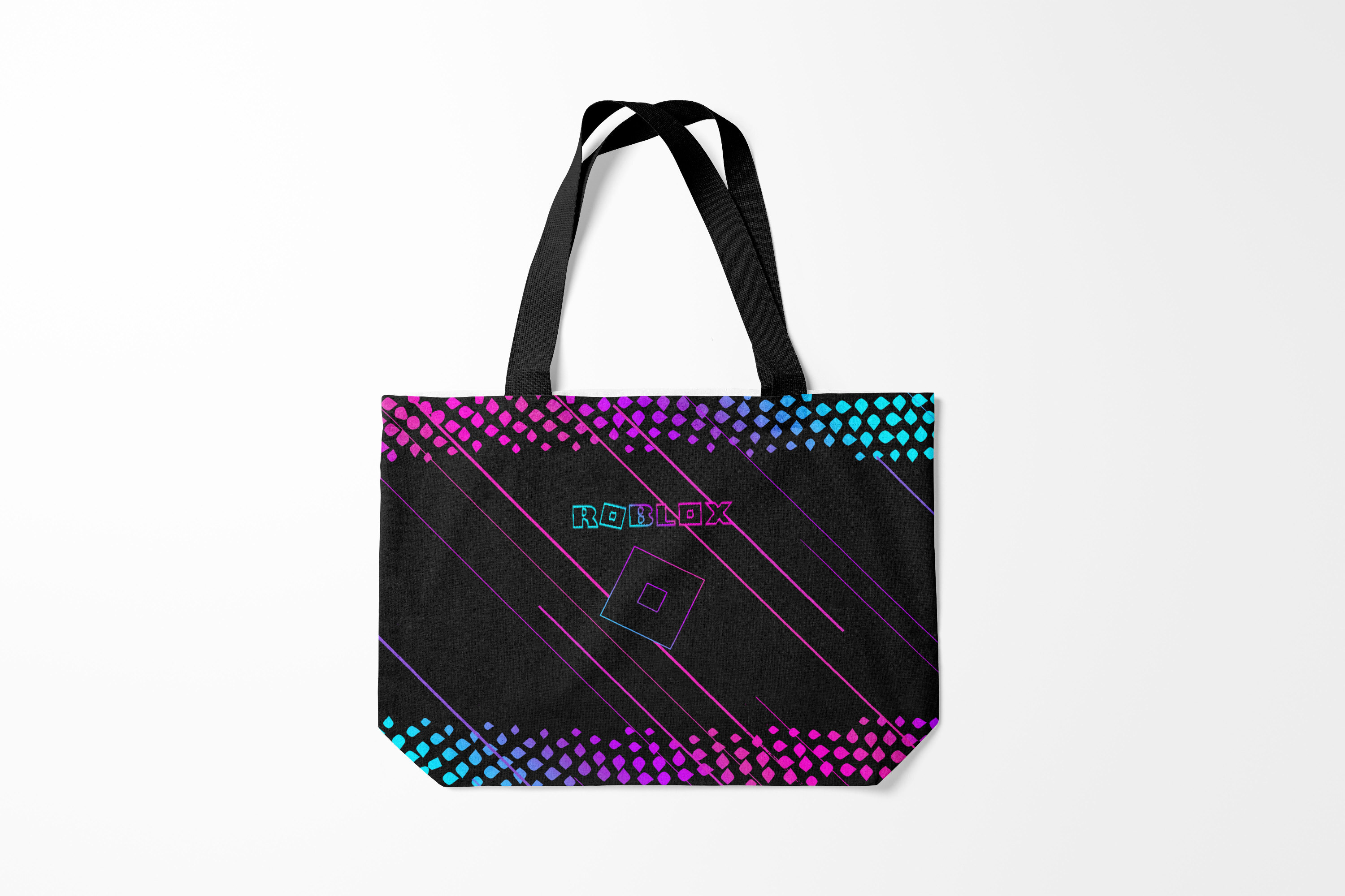 

Сумка шoппер унисекс Burnettie Roblox, черный, Roblox