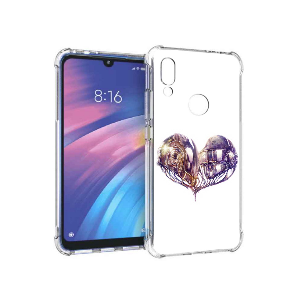 

Чехол MyPads Tocco для Xiaomi Redmi Y3 сердце абстракция, Прозрачный, Tocco