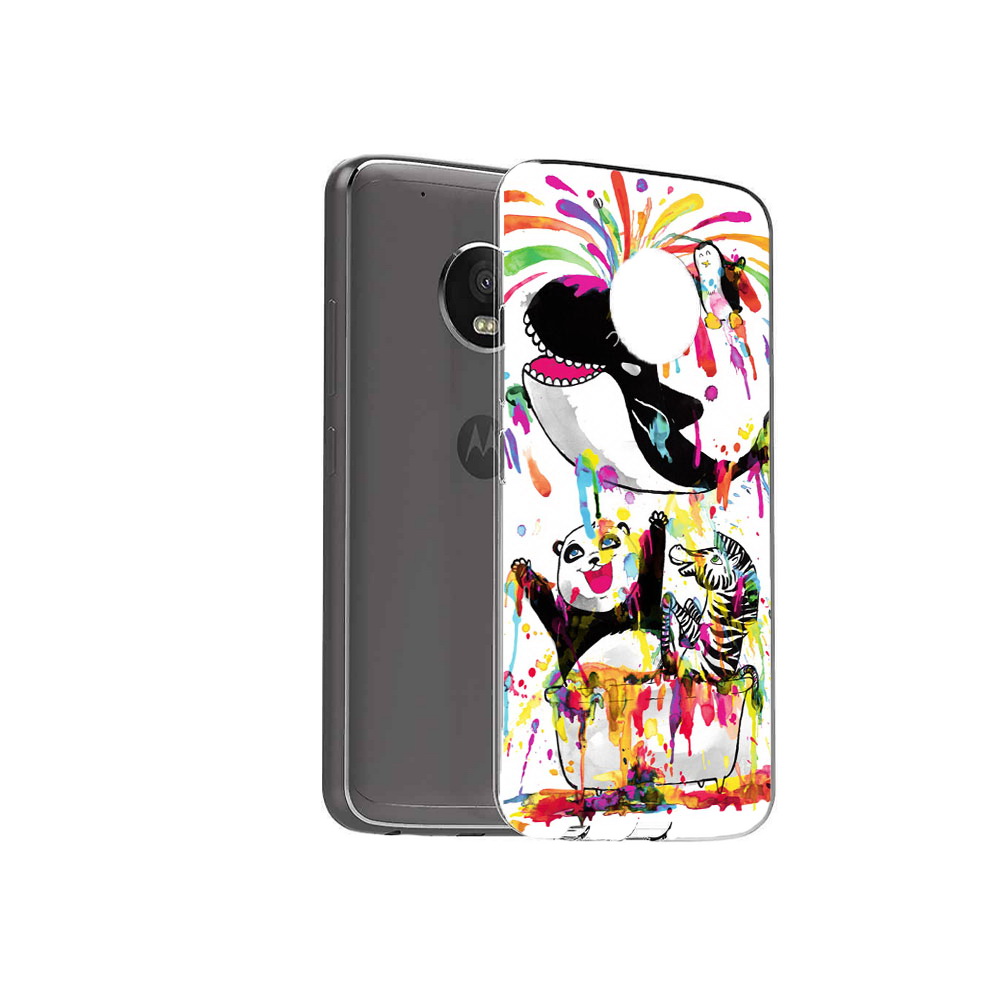 

Чехол MyPads Tocco для Motorola Moto G5 Plus Хиппи кит (PT67401.338.191), Прозрачный, Tocco