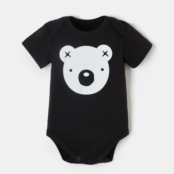 

Боди Крошка Я "Black&white", чёрный, р.26, рост 74-80 см, Черный, 4684767