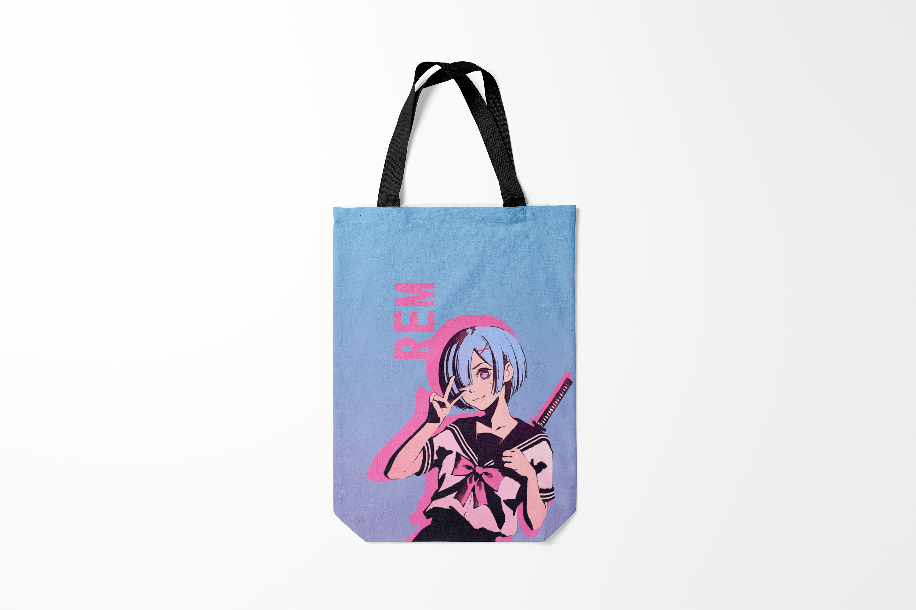 

Сумка шoппер унисекс Burnettie Re Zero, голубой, Re Zero