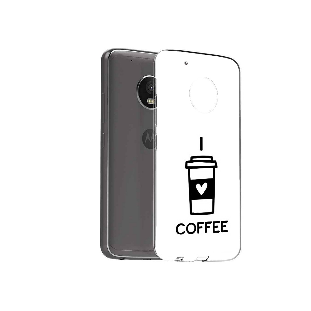 

Чехол MyPads Tocco для Motorola Moto G5 Plus Я люблю кофе (PT67401.338.206), Прозрачный, Tocco