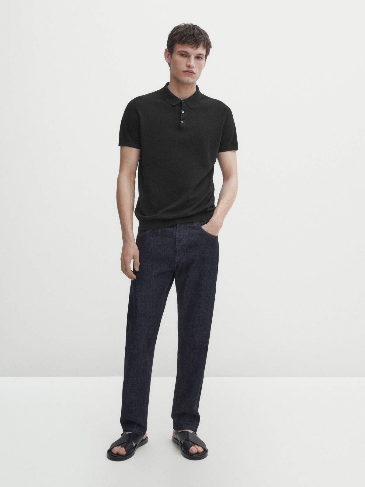 

Футболка мужская Massimo Dutti 0940/303-I2024 черная M, Черный, 0940/303-I2024