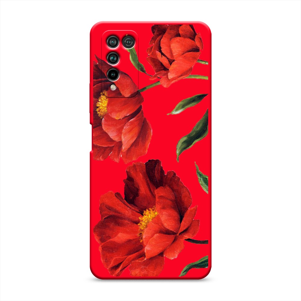 

Чехол Awog на Honor 10X Lite "Красные маки"