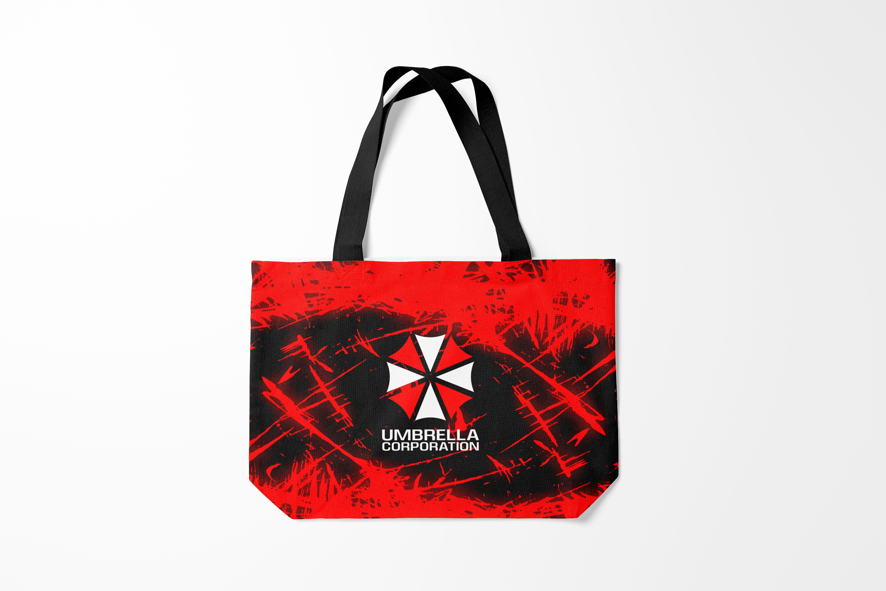 

Сумка шoппер унисекс Burnettie Resident evil UMBRELLA CORPORATION., черный; красный, Resident evil UMBRELLA CORPORATION.
