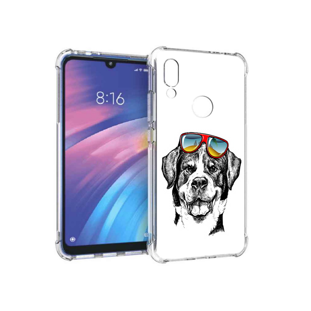 

Чехол MyPads Tocco для Xiaomi Redmi Y3 счастливая собака, Прозрачный, Tocco