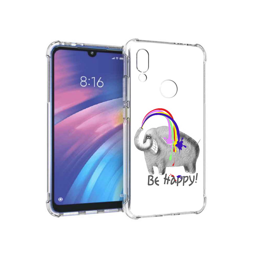 

Чехол MyPads Tocco для Xiaomi Redmi Y3 счастливый слон, Прозрачный, Tocco