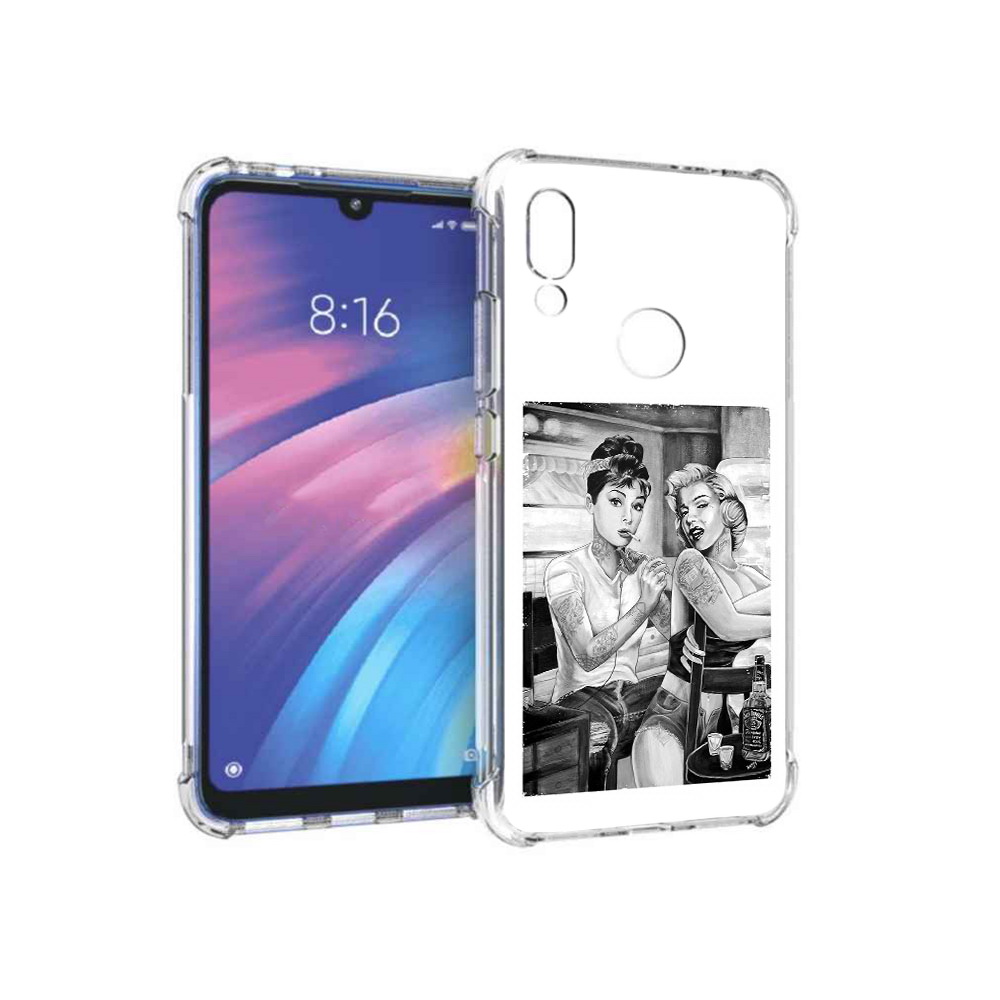 

Чехол MyPads Tocco для Xiaomi Redmi Y3 тату мастер, Прозрачный, Tocco