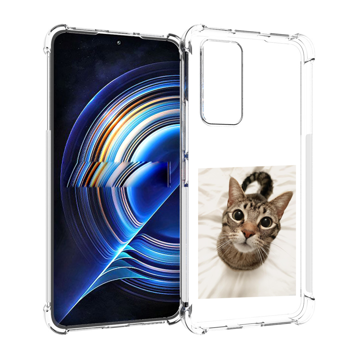 

Чехол MyPads Котик для Tecno Camon 19 Neo, Прозрачный, Tocco