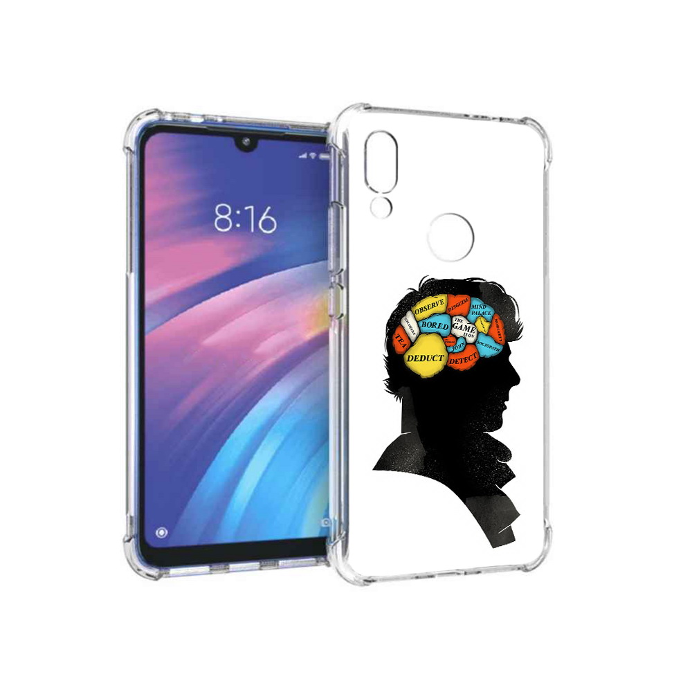 

Чехол MyPads Tocco для Xiaomi Redmi Y3 темный рисунок, Прозрачный, Tocco