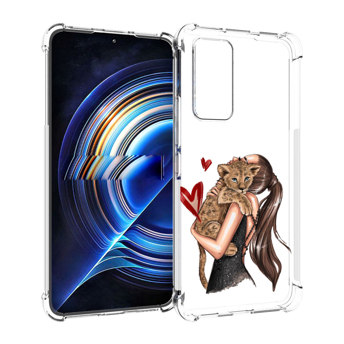 

Чехол MyPads Кошачья-любовь для Tecno Camon 19 Neo, Прозрачный, Tocco