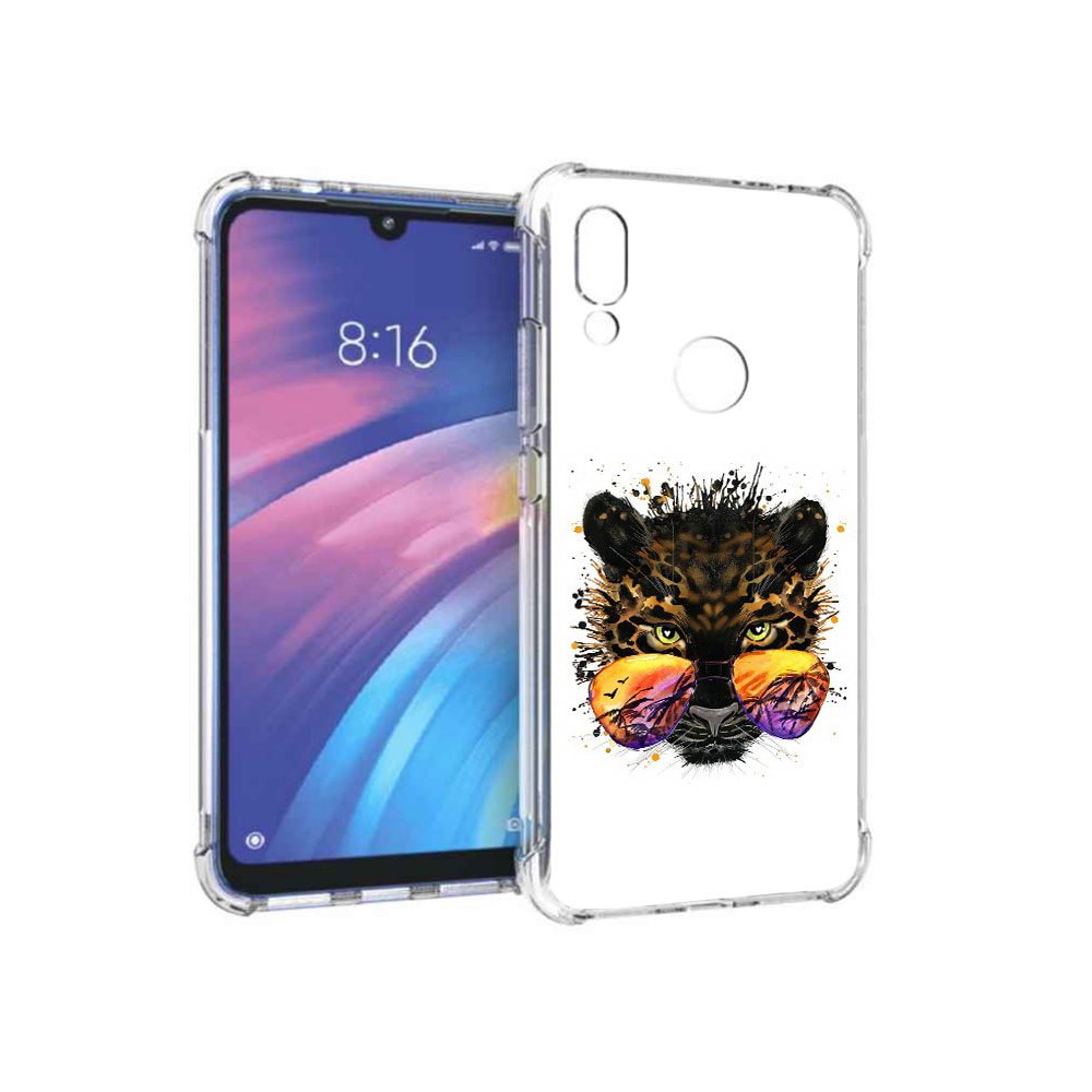 

Чехол MyPads Tocco для Xiaomi Redmi Y3 тропический леопард, Прозрачный, Tocco