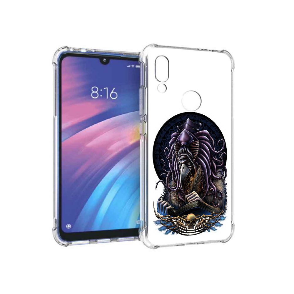 

Чехол MyPads Tocco для Xiaomi Redmi Y3 умный ворон, Прозрачный, Tocco
