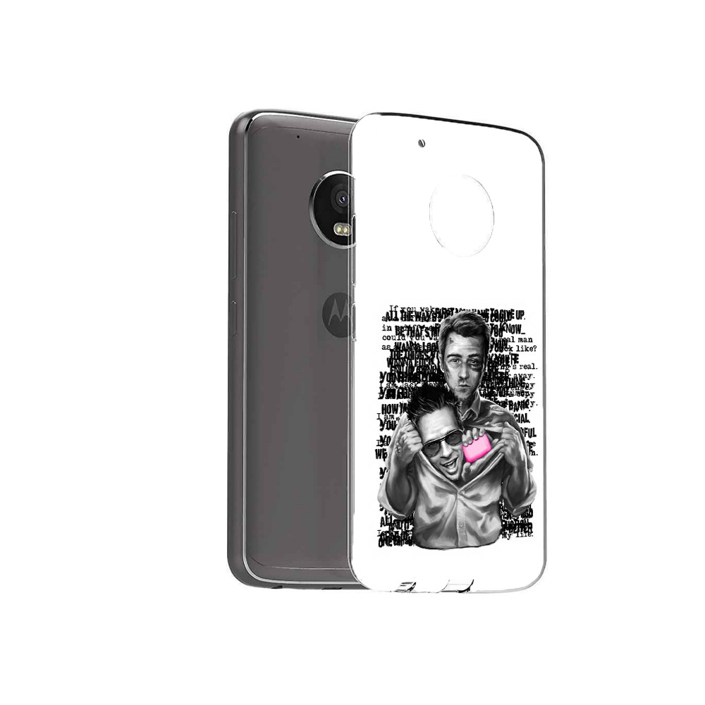 

Чехол MyPads Tocco для Motorola Moto G5 Plus бойцовский клуб (PT67401.338.242), Прозрачный, Tocco