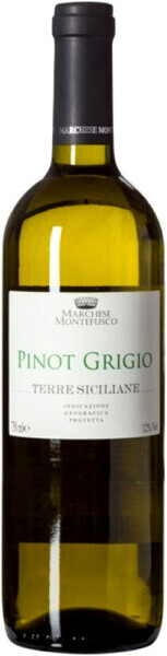 

Вино "Marchese Montefusco" Pinot Grigio, Terre Siciliane IGP, 2022, 0,75 л