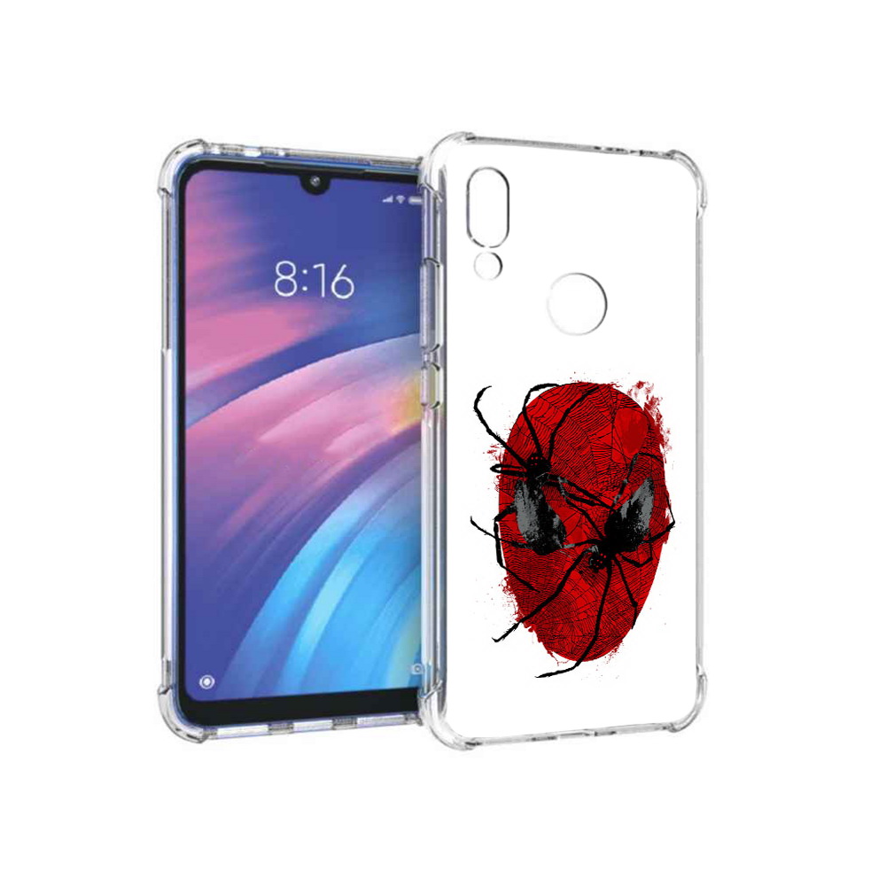 

Чехол MyPads Tocco для Xiaomi Redmi Y3 человек паук, Прозрачный, Tocco