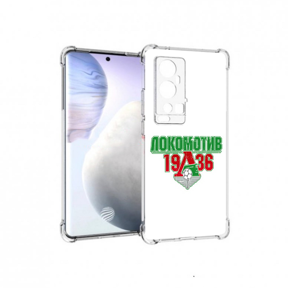 

Чехол MyPads Tocco для Vivo X60 Pro Plus ФК локомотив 1936, Прозрачный, Tocco