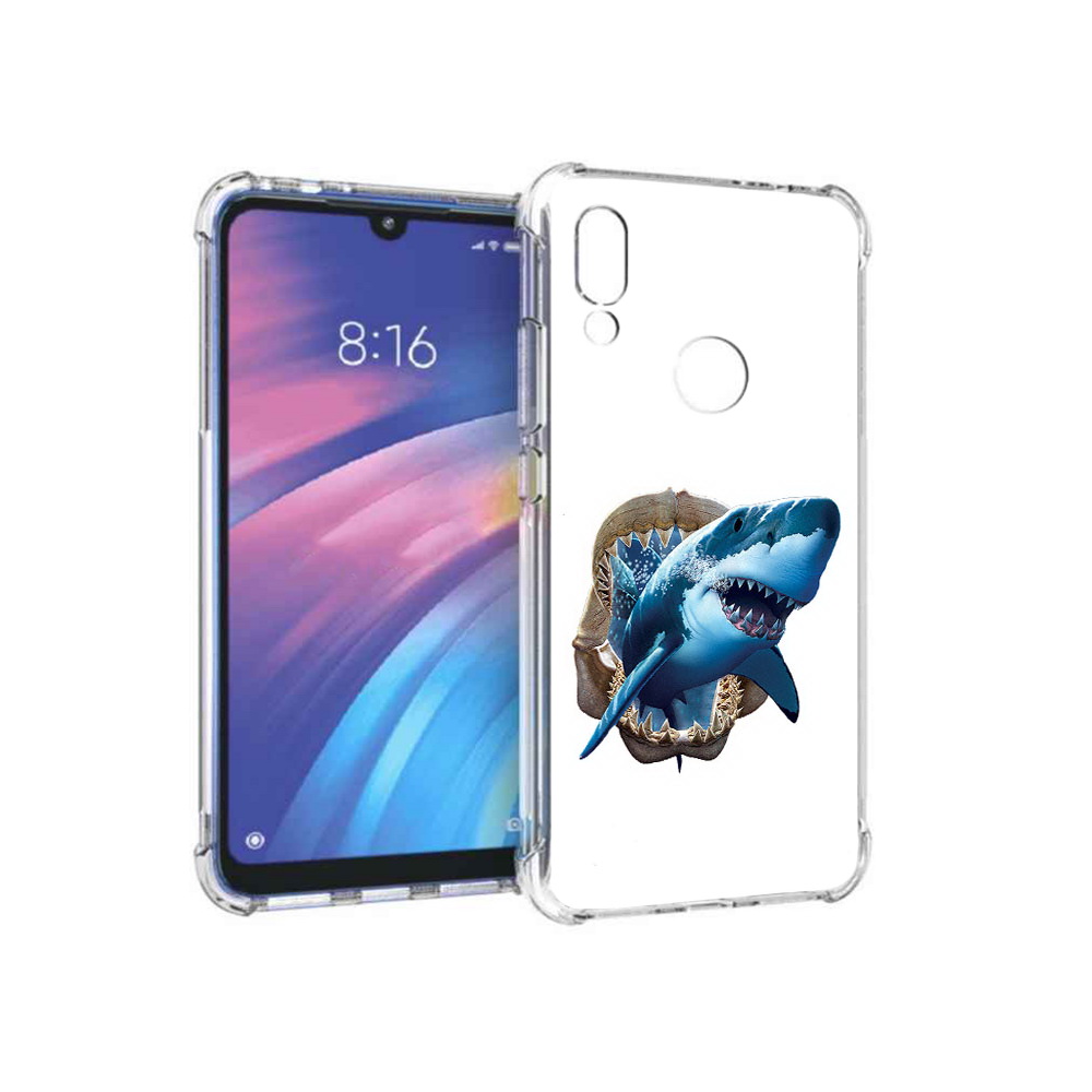 

Чехол MyPads Tocco для Xiaomi Redmi Y3 челюсти, Прозрачный, Tocco