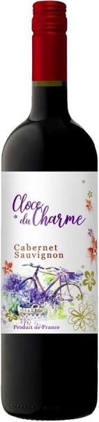 

Вино Les Celliers Jean, "Cloce du Charme" Cabernet Sauvignon, Pays d'Oc IGP 2021, 0,75 л