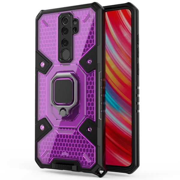 фото Противоударный чехол epik honeycomb armor с защитой камеры для xiaomi redmi note 8 pro