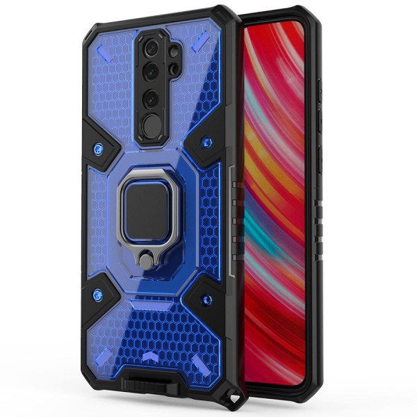 фото Противоударный чехол epik honeycomb armor с защитой камеры для xiaomi redmi note 8 pro