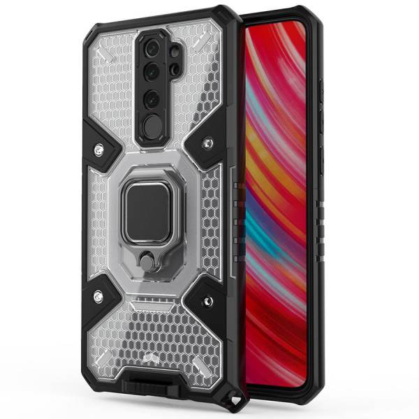 фото Противоударный чехол epik honeycomb armor с защитой камеры для xiaomi redmi note 8 pro