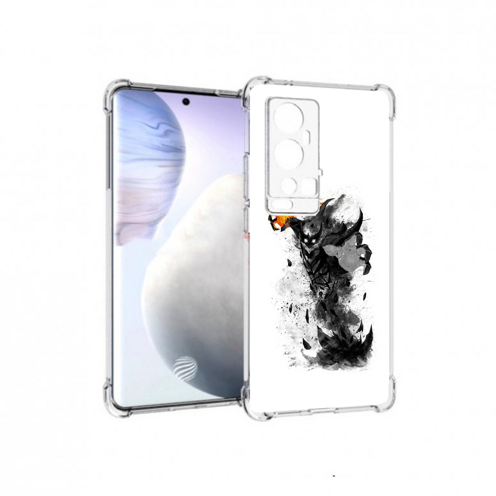 

Чехол MyPads Tocco для Vivo X60 Pro Plus nevermore черно белый, Прозрачный, Tocco