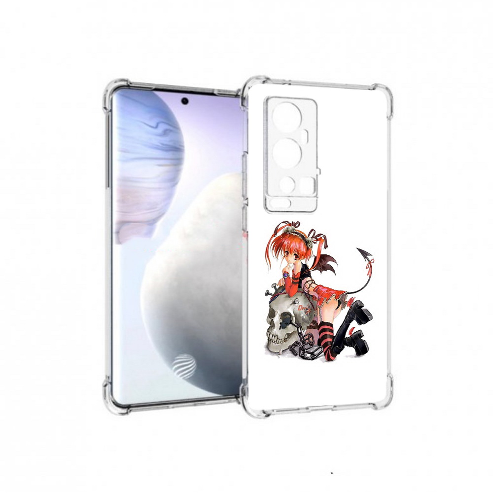 

Чехол MyPads Tocco для Vivo X60 Pro Plus аниме, Прозрачный, Tocco
