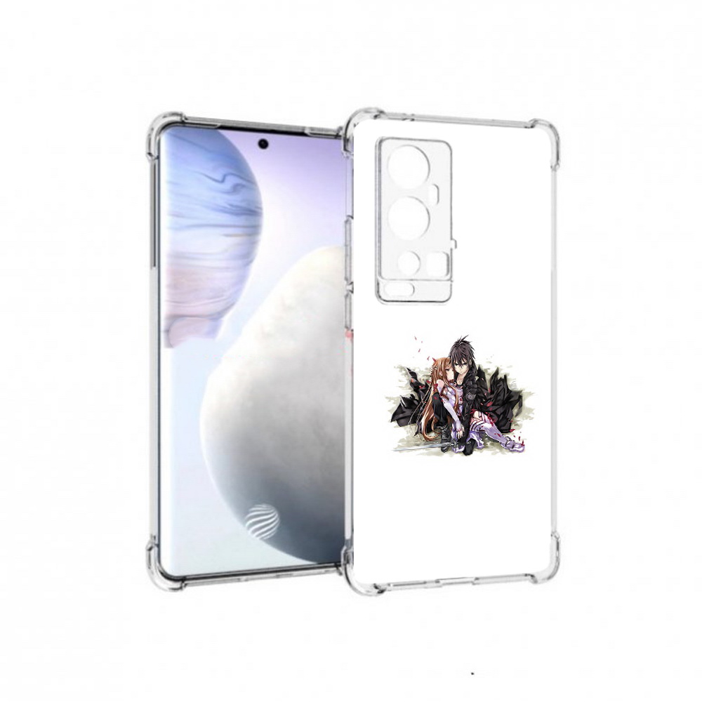 

Чехол MyPads Tocco для Vivo X60 Pro Plus аниме асуна, Прозрачный, Tocco