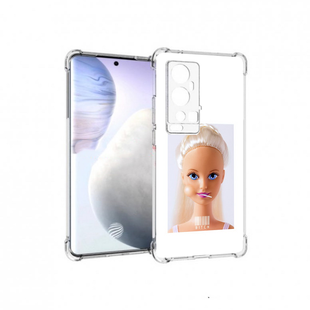 

Чехол MyPads Tocco для Vivo X60 Pro Plus барби, Прозрачный, Tocco
