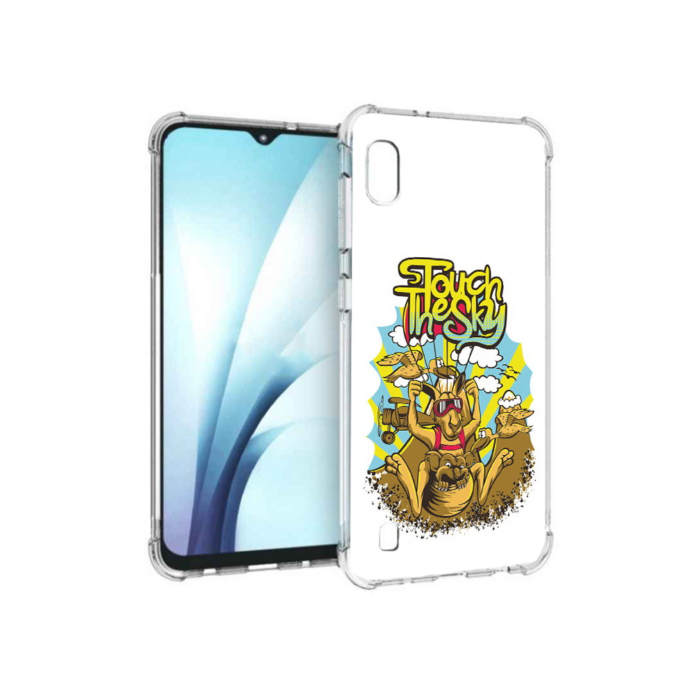 

Чехол MyPads Tocco для Samsung Galaxy A10 нарисованное кенгуру комикс (PT147645.531.505), Прозрачный, Tocco