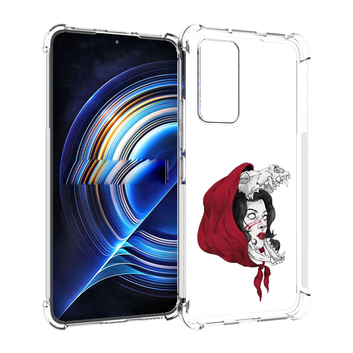 

Чехол MyPads Красная шапочка и волк женский для Tecno Camon 19 Neo, Прозрачный, Tocco