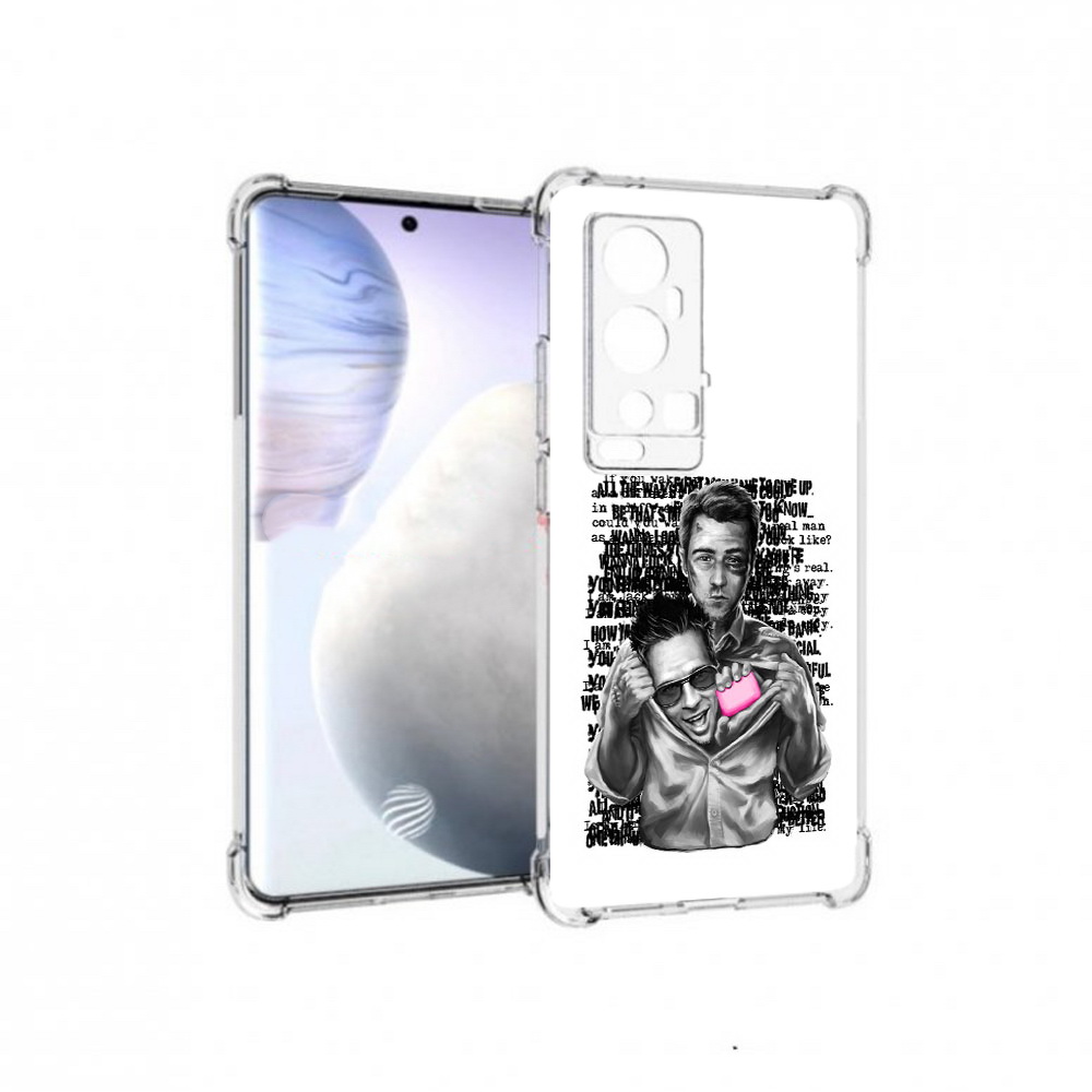 

Чехол MyPads Tocco для Vivo X60 Pro Plus бойцовский клуб, Прозрачный, Tocco