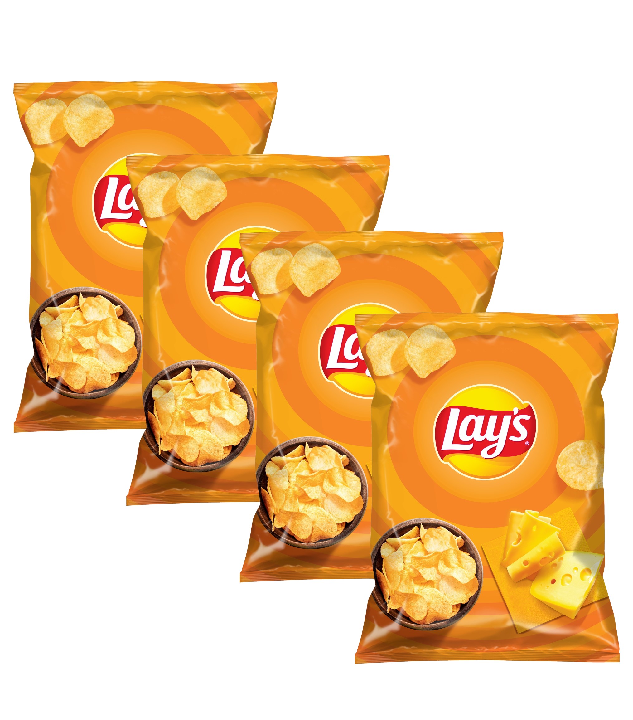 

Чипсы картофельные Lays, Сыр, 140г х 4 шт