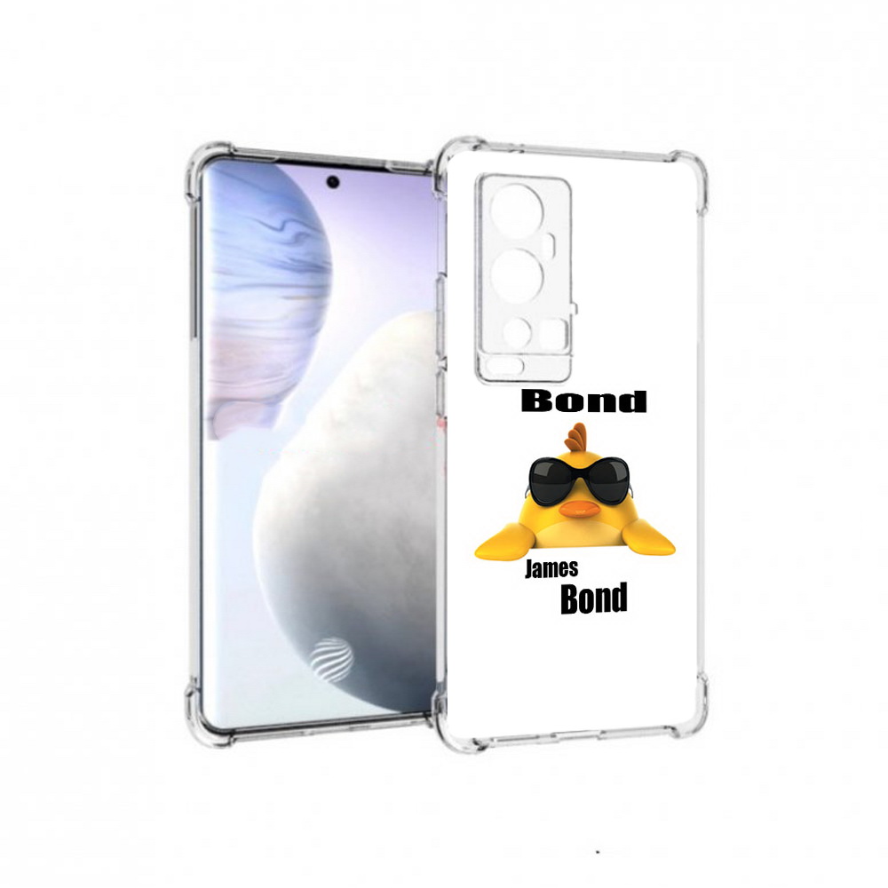 

Чехол MyPads Tocco для Vivo X60 Pro Plus бонд, Прозрачный, Tocco