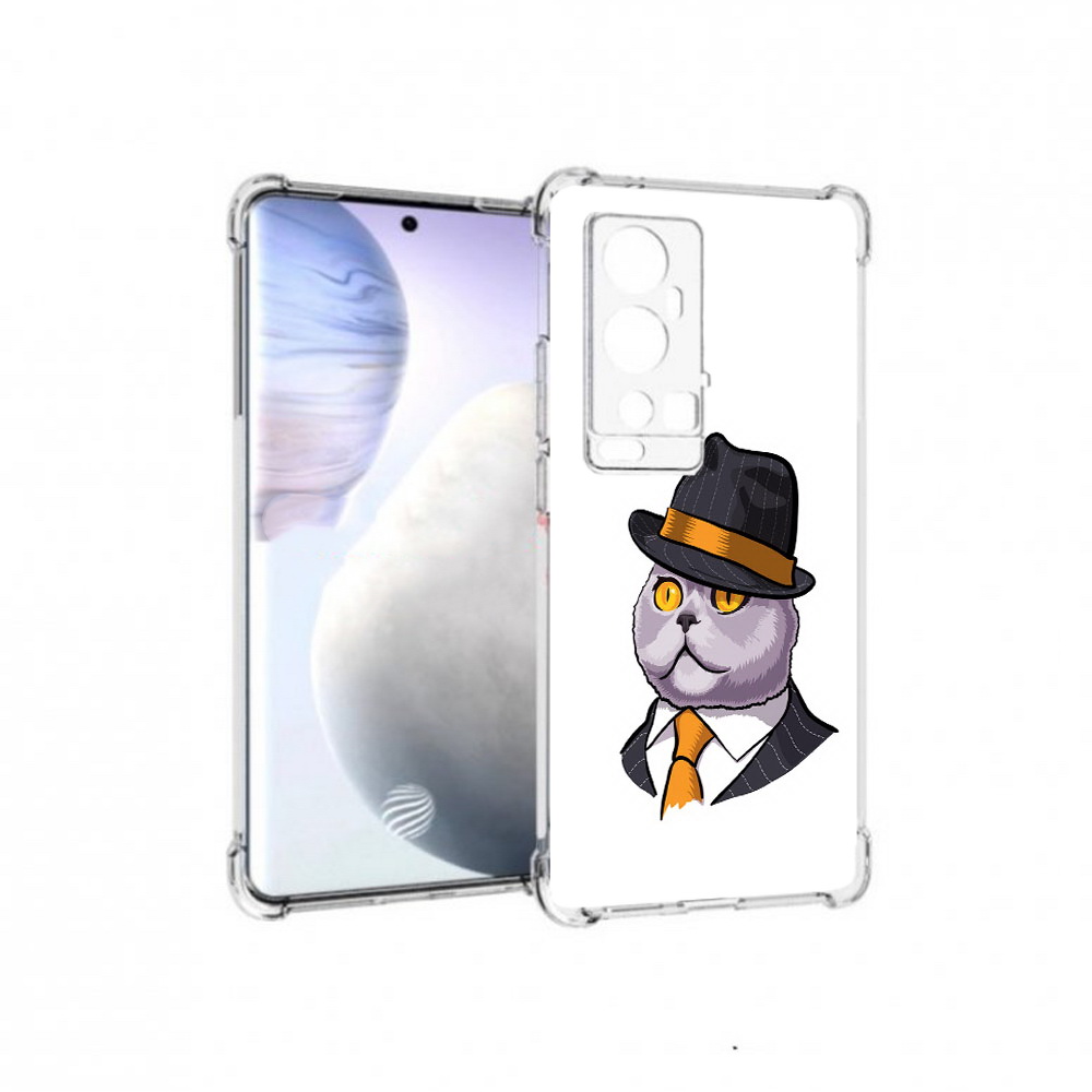 

Чехол MyPads Tocco для Vivo X60 Pro Plus британец, Прозрачный, Tocco