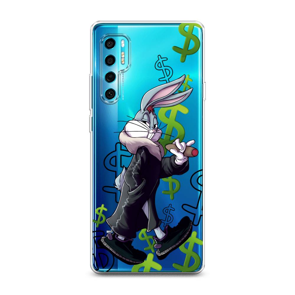 

Чехол на TCL 20 Pro 5G "Rich Bugs Bunny", Зеленый;черный;голубой, 290850-6